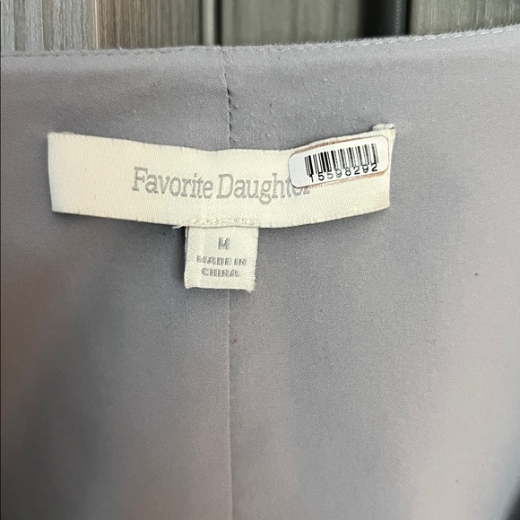 $198 FAVORITE DAUGHTER vest top gray M - Picture 5 of 8